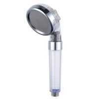 3 Adjustable Ionic Handheld High Pressure Negative Filter Water Saving Purifying Shower Head Filter